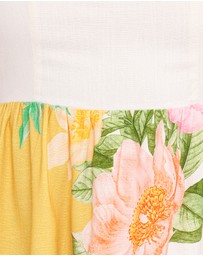 Petal & Pup - Nissa Mini Dress - Yellow Poppy