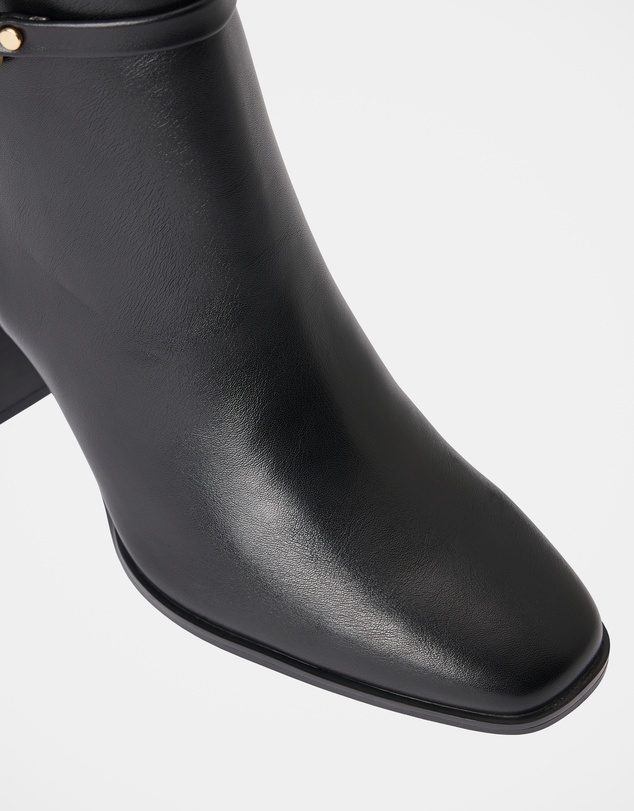 Forever New - Rosanna Hardware Trim Heeled Ankle Boots