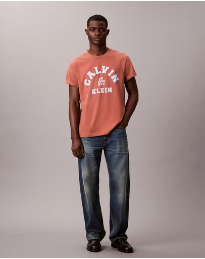 Calvin Klein Jeans - Varsity Logo Graphic Relaxed T-Shirt