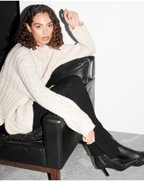 & Other Stories - Stretch-Leather Ankle Boots