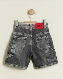 HUGO - Denim Shorts - Kids-Teens