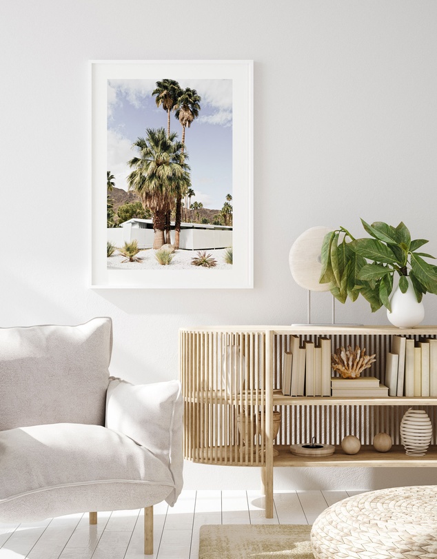 Olive et Oriel - Palm Springs Streets Art Print