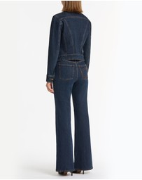 Carla Zampatti - Dark Indigo Fitted Denim Jacket