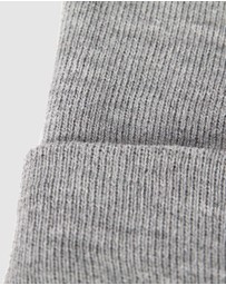 Max Alexander - European Made Grey Wool Beanie