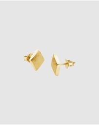 Elli Jewelry - Earrings Geo Square Basic 925 Sterling Silver