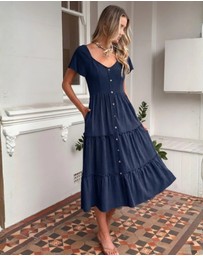 Esther & Co - Celie Dress - Navy