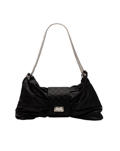 Pre-Loved by Azura Reborn - Pre-Loved Medium Satin Bow Mademoiselle Shoulder Bag