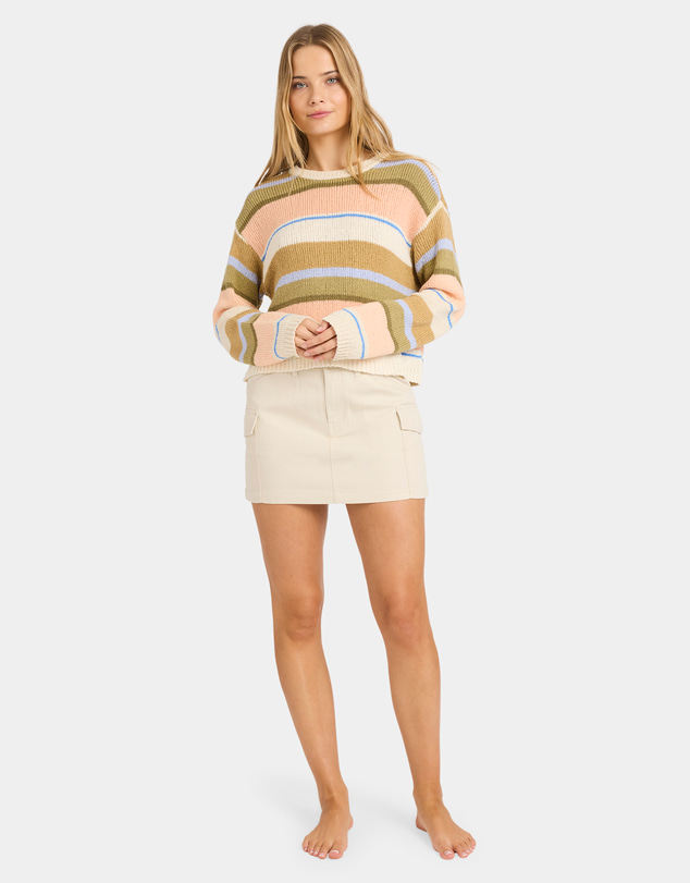 Billabong - Womens Bright Sol Crew Neck Sweater