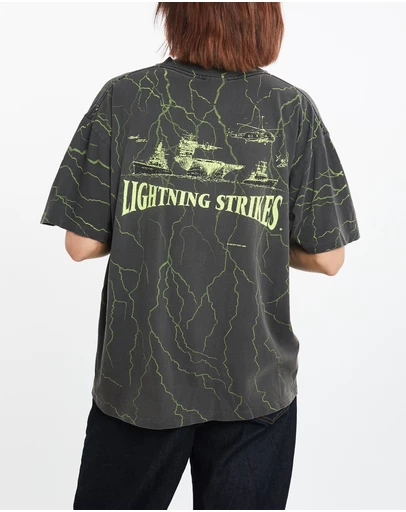 Vintage by The Real Deal - Pre Loved - 1994 United States Navy 'Lightning Strikes' Tee
