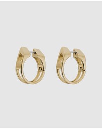 Diesel - D Logo Gold Earring