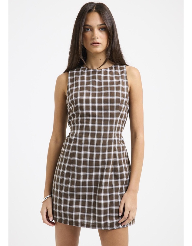 Subtitled - Gabs Plaid Romper