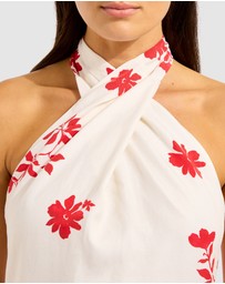 Seafolly - Mayflower Halter Maxi Dress
