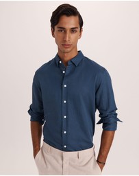 SABA - Reeves Long Sleeve Classic Linen Cotton Shirt