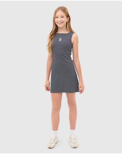Seed Heritage - Boat Neck Rib Dress - Teen