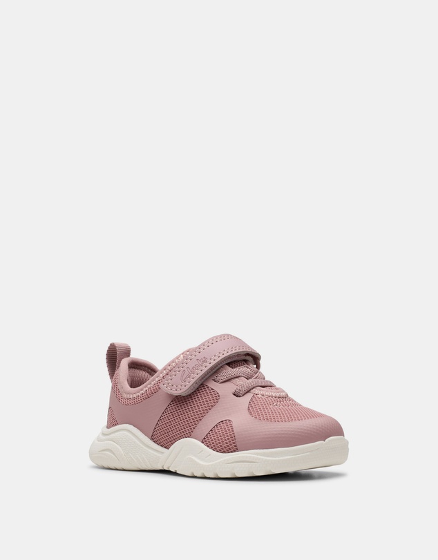 Clarks - Feather Ath (T) Dusty Pink