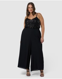 Pink Dusk by Curve Project - Feeling Myself Wide Leg Pant