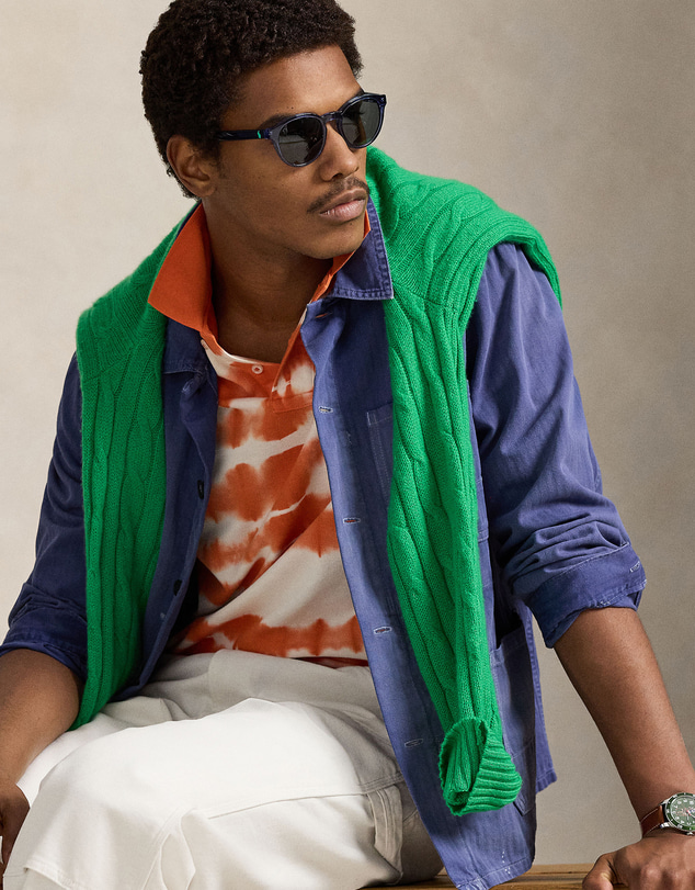 Polo Ralph Lauren - ICONIC EXCLUSIVE - Classic Fit Tie-Dye Mesh Polo Shirt