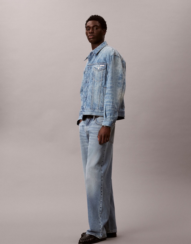 Calvin Klein Jeans - Allover Monogram 90s Denim Trucker Jacket