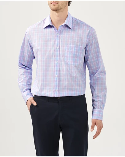 Van Heusen - Windowpane Check Shirt