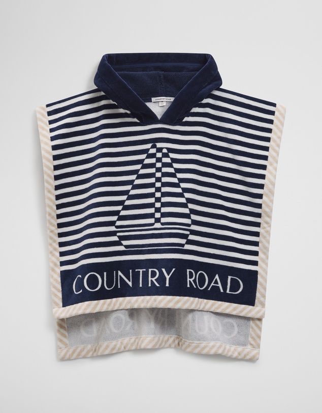 Country Road - Logo Swim Poncho