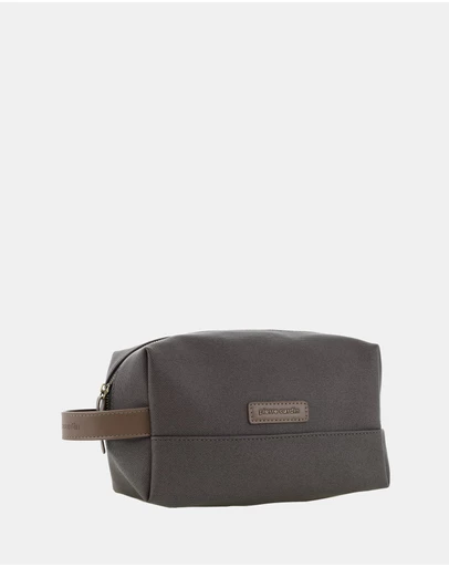 Pierre Cardin - Pierre Cardin Coated Canvas Travel Toiletry Bag