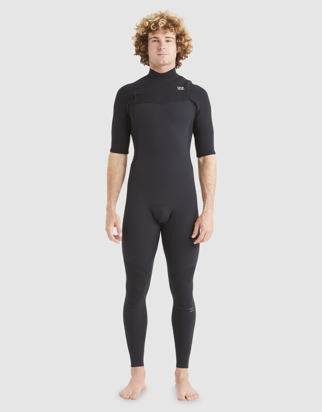 Billabong - Mens 2/2mm Revo Natural Chest Zip Fullsuit