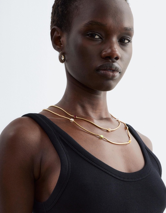 & Other Stories - Cotton Rib Tank Midi Dress