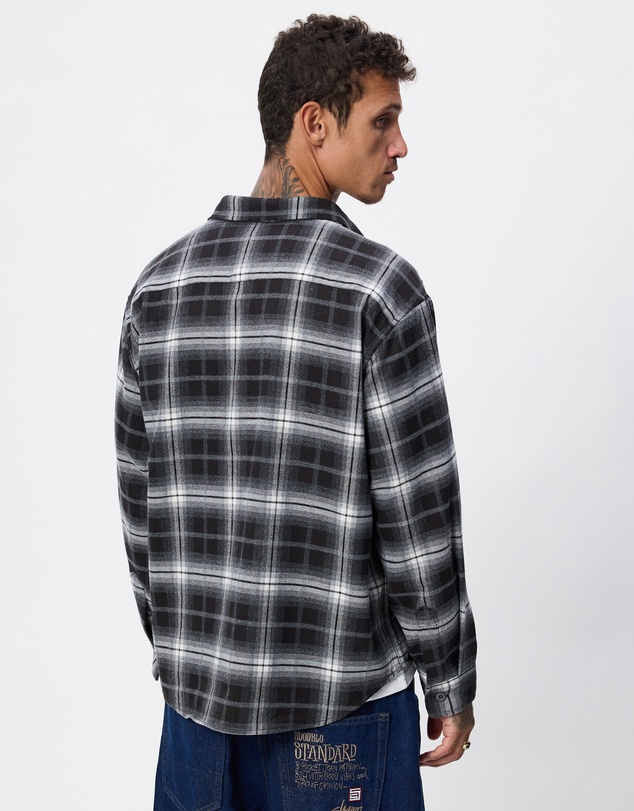 S Double - Pass Flannel Overshirt