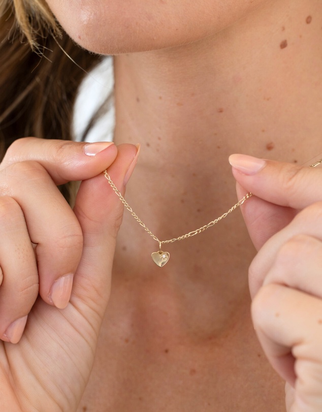 Luna Rae - Solid Gold - The Sweetheart Necklace
