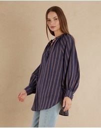 Amelius - Estelle Linen Tunic Blouse