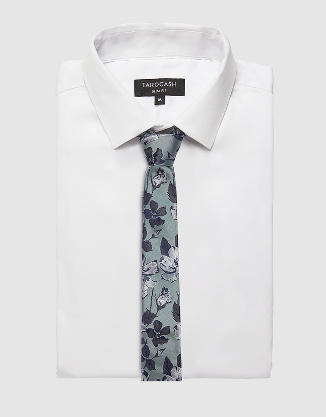 Tarocash - Claude Floral Silk Tie
