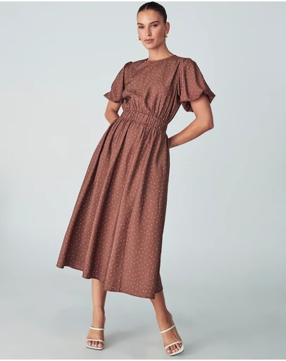 Willa - Pen Midi Dress