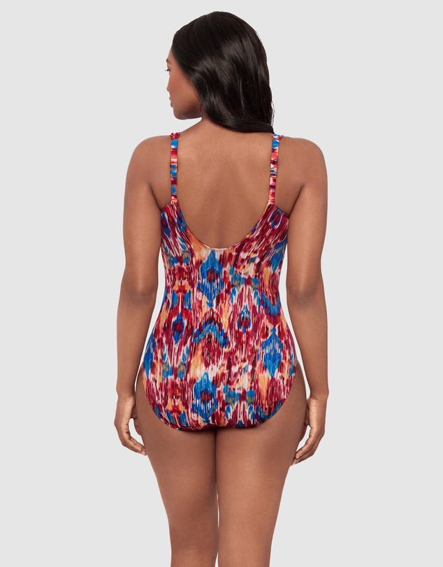 Miraclesuit Swimwear  - Ikat Dorado Siren Underwired Crossover Shaping Swimsuit