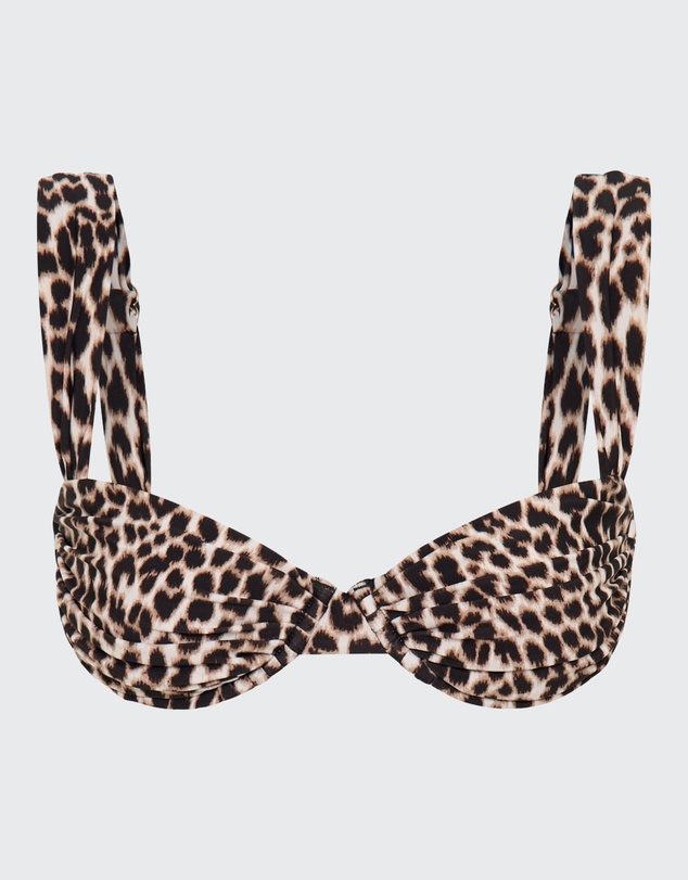 Vacay Swimwear - Rhodes Top Leopard