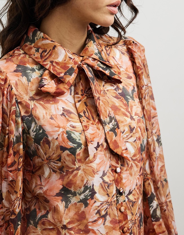 Sofia Irina - Balloon Sleeve Blouse