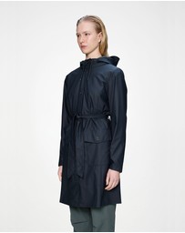 RAINS - Curve Women's Long Jacket Navy