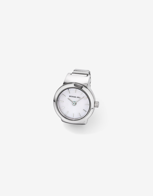 Michael Hill - Mother of Pearl Watch Ring in Stainless Steel