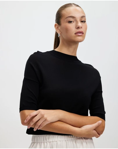 White By FTL - New Jewel Knit Top