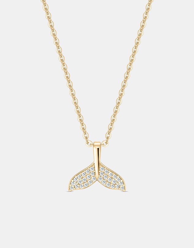 Mestige Kids - Mermaid Shimmer Necklace - 18K Gold Plated