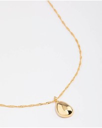 Lovisa - Gold Plated Dainty Drop Twisted Necklace