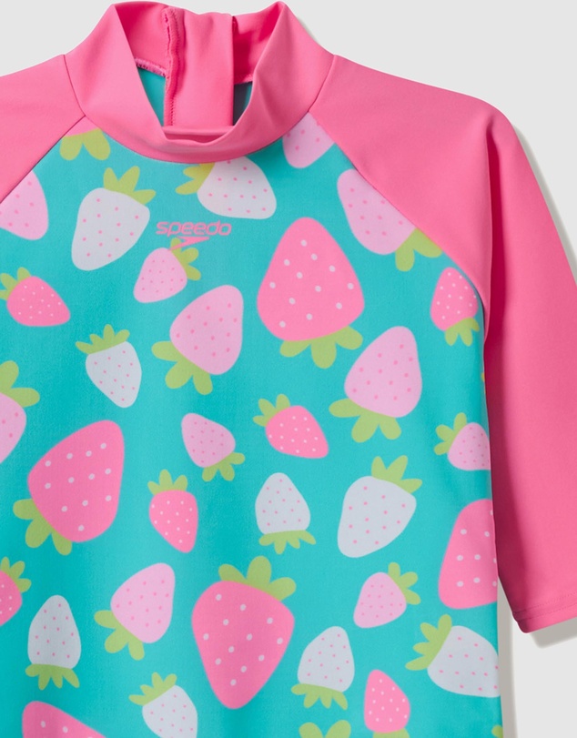 Speedo - LS Printed Rashie - Babies-Kids