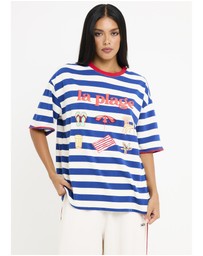 Subtitled - La Plage Stripe Short Sleeve T-Shirt