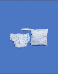 itti bitti - Reusable Swim Nappy + Small Double Pocket Wetbag - Babies-Kids