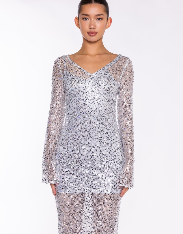 Glamorous - V-neck Maxi-Dress