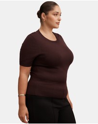 Forever New Curve - Maisie Curve Short Sleeves T-shirt