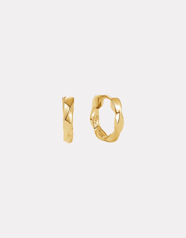 Ichu - Curved Huggies Gold