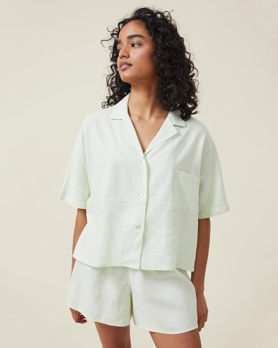 Body Linen Blend Sleep Set