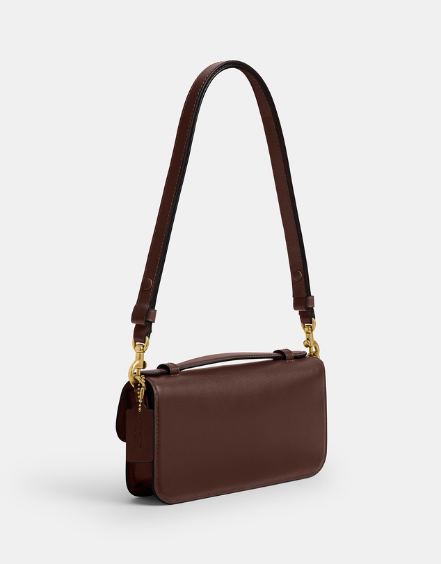 Coach - Refined Calf Leather Elora Top Handle Crossbody Bag