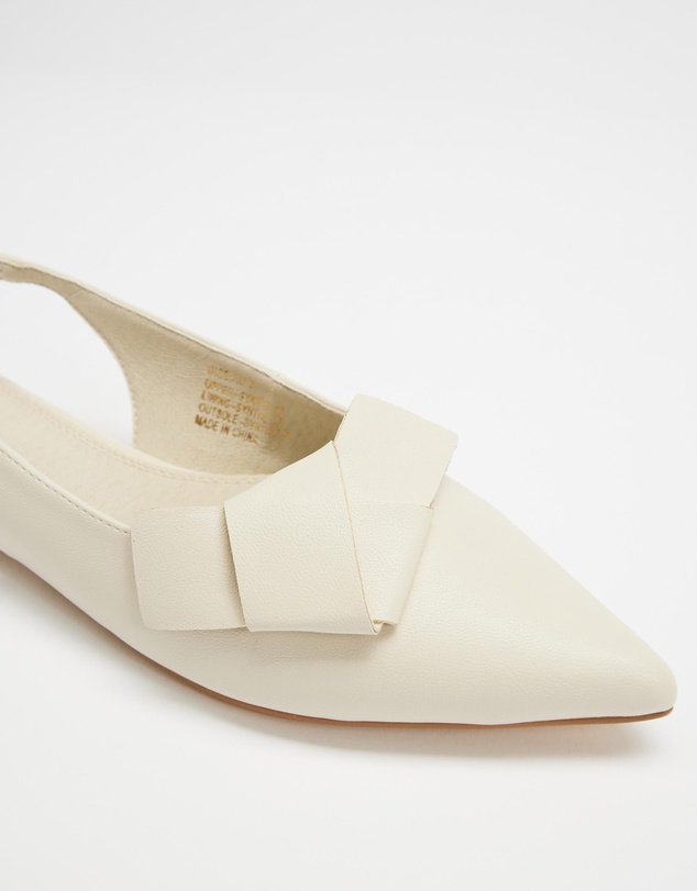 SPURR - Freya Sling Back Bow Flat - ONLINE EXCLUSIVE