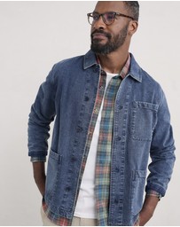 Seasalt - Seasalt Cornwall Blue Tin Stream Jacket